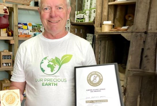 Plastic Free Gold Award for Minehead Business – Our Precious Earth