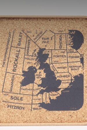 Shipping Forecast - Square Cork Tray