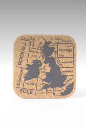 Shipping Forecast - Set of 4 Cork Coasters